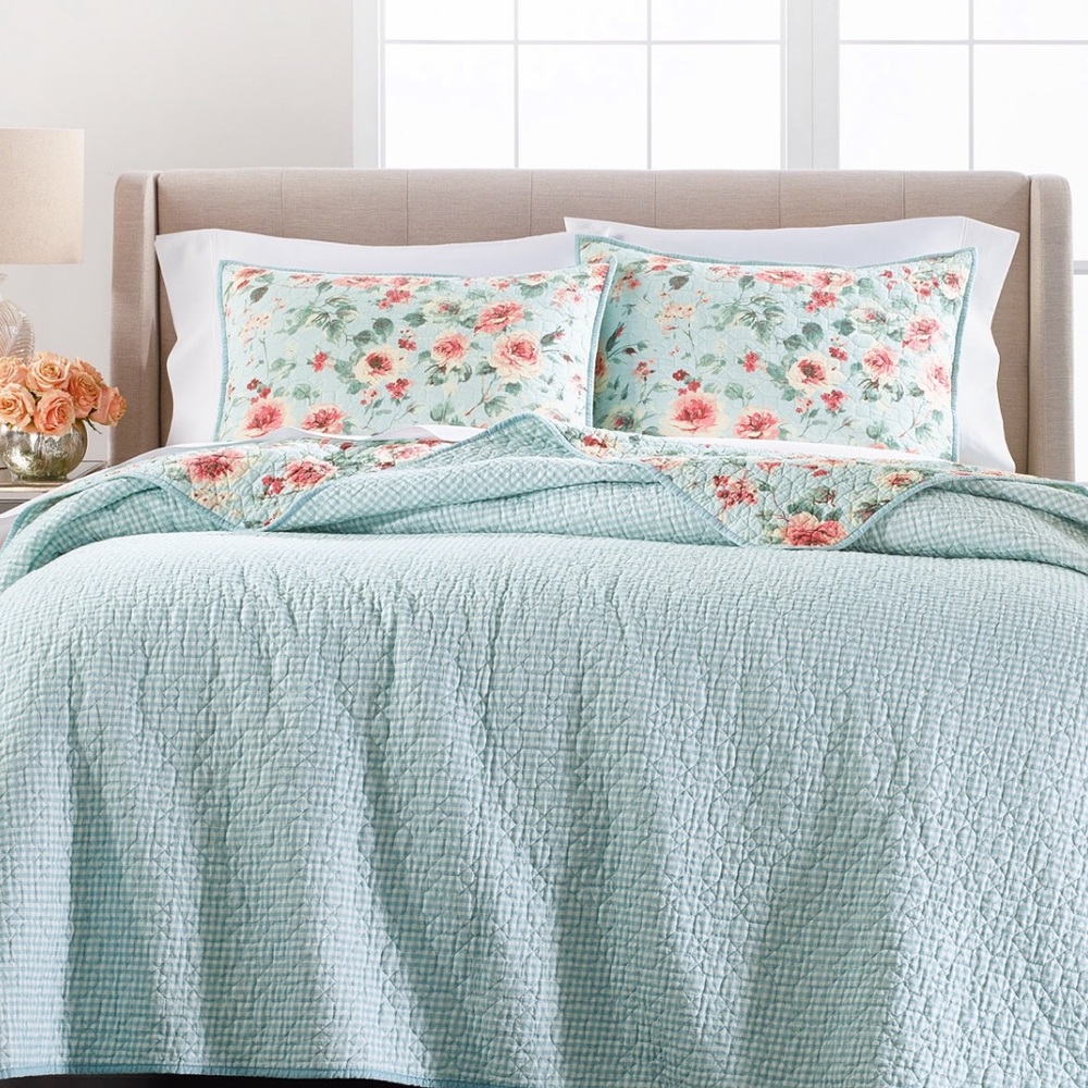 Martha Stewart Garden Floral Standard Pillow Sham - Picture 8 of 8